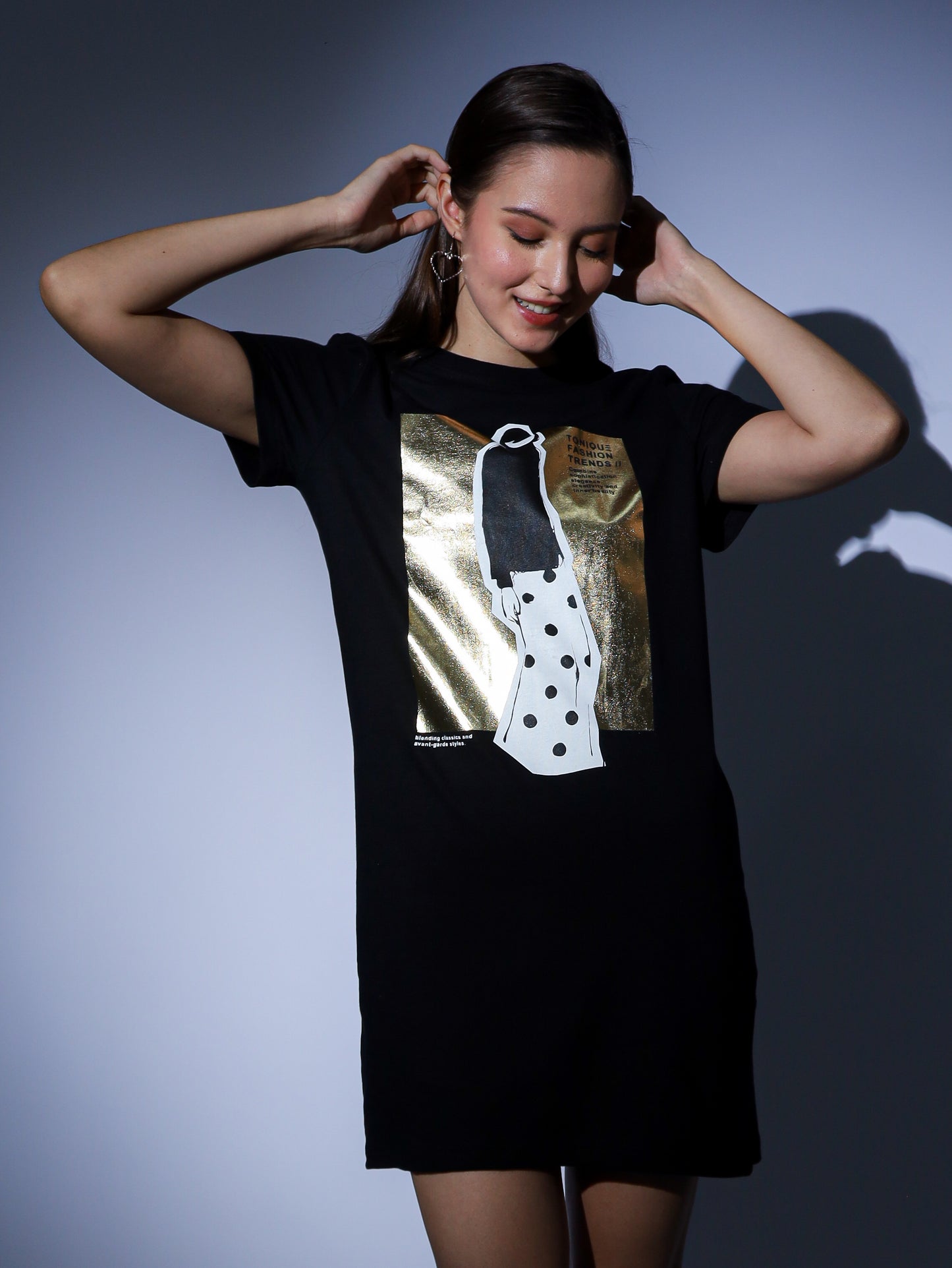 MIYUKI T-shirt Dress | Organic Cotton