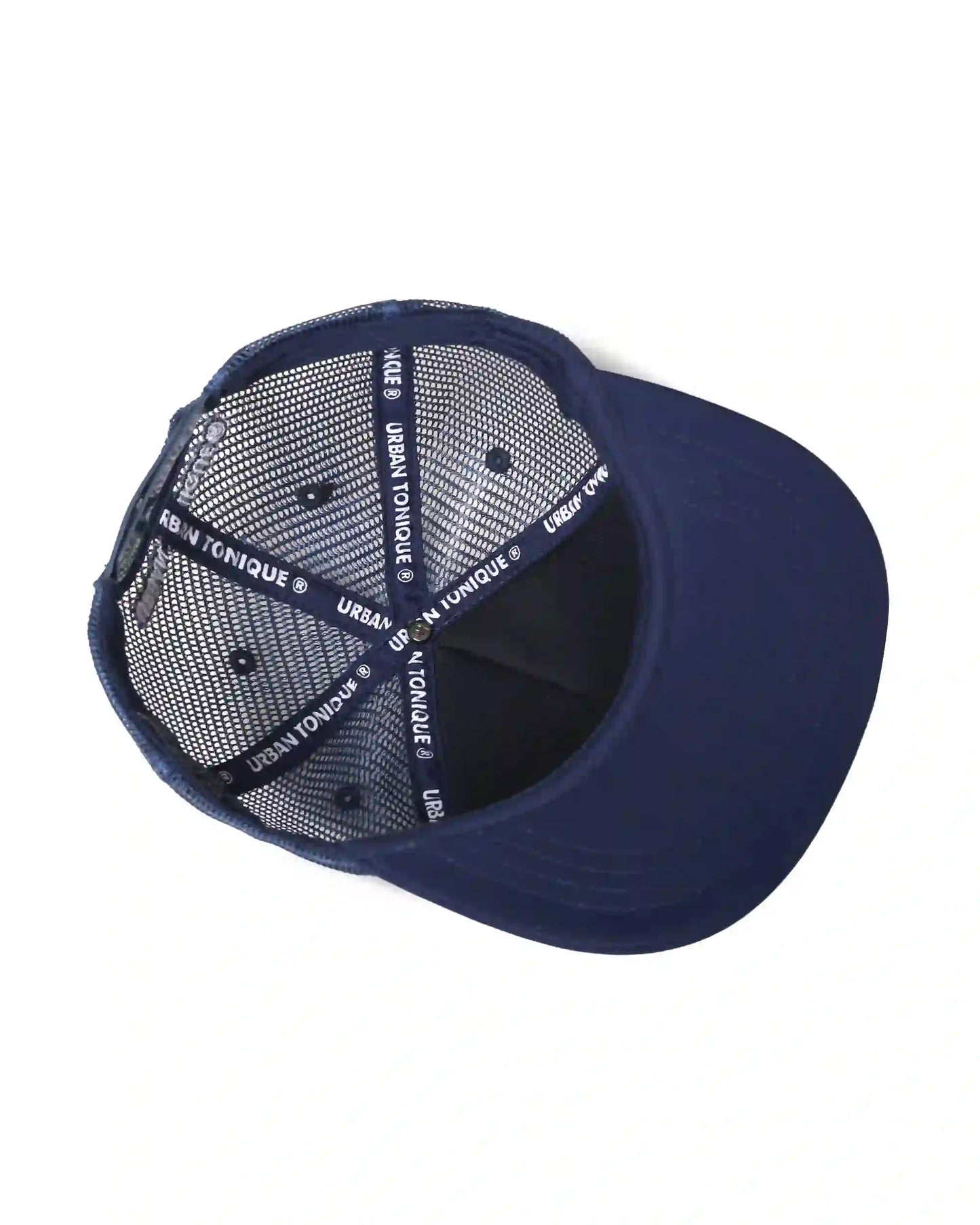 Navy Net Trucker Cap (Foam Crown)