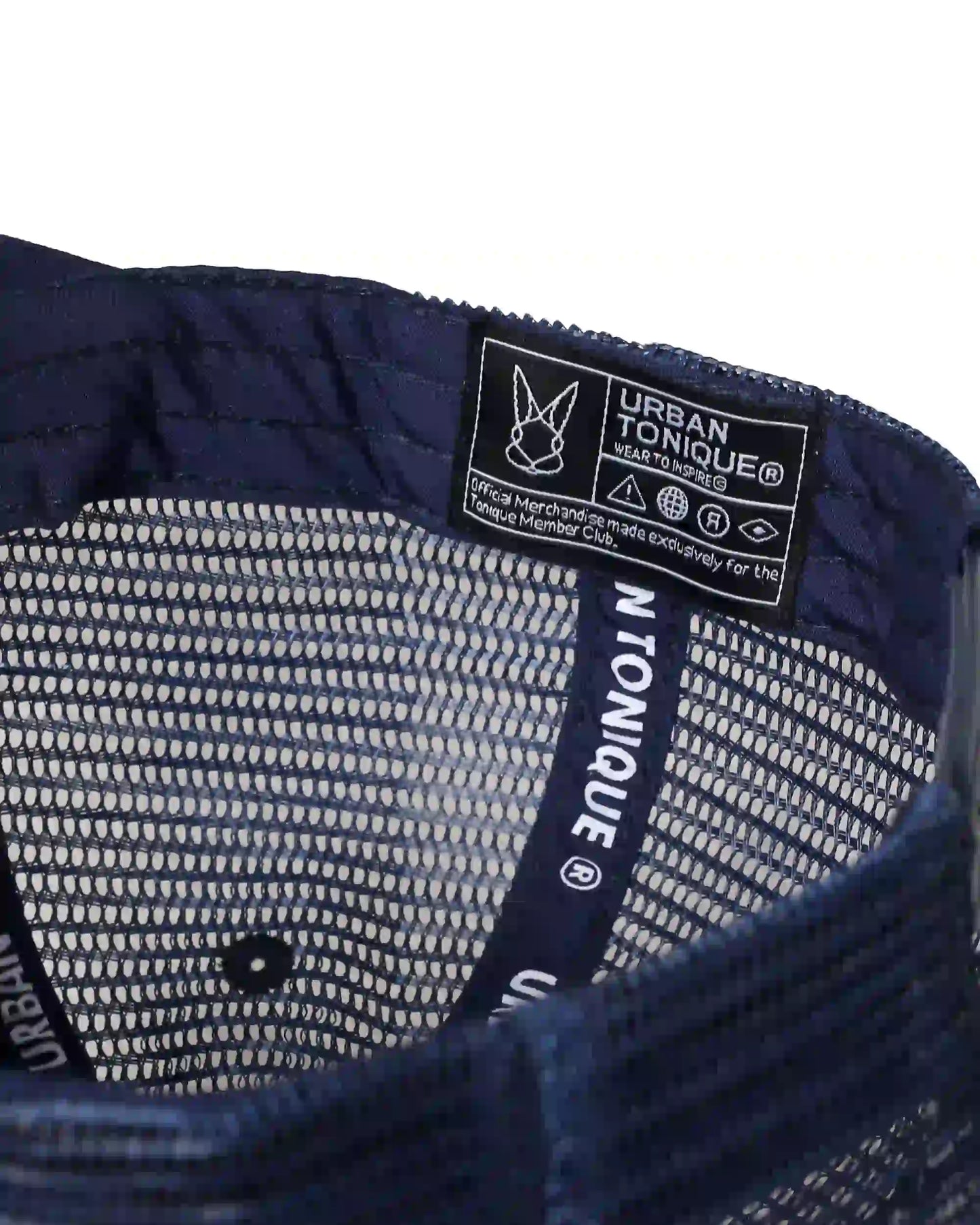 Navy Net Trucker Cap (Foam Crown)