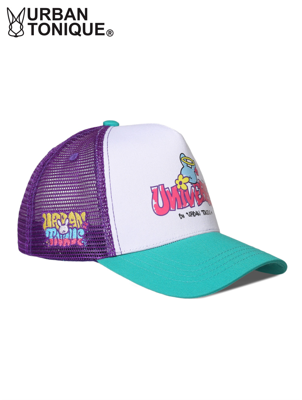 Purple/Blue Net Cap