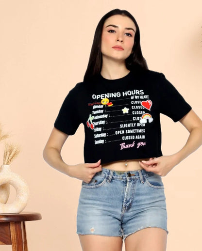 JISOO Shorty Cropped T-Shirt | Organic Cotton
