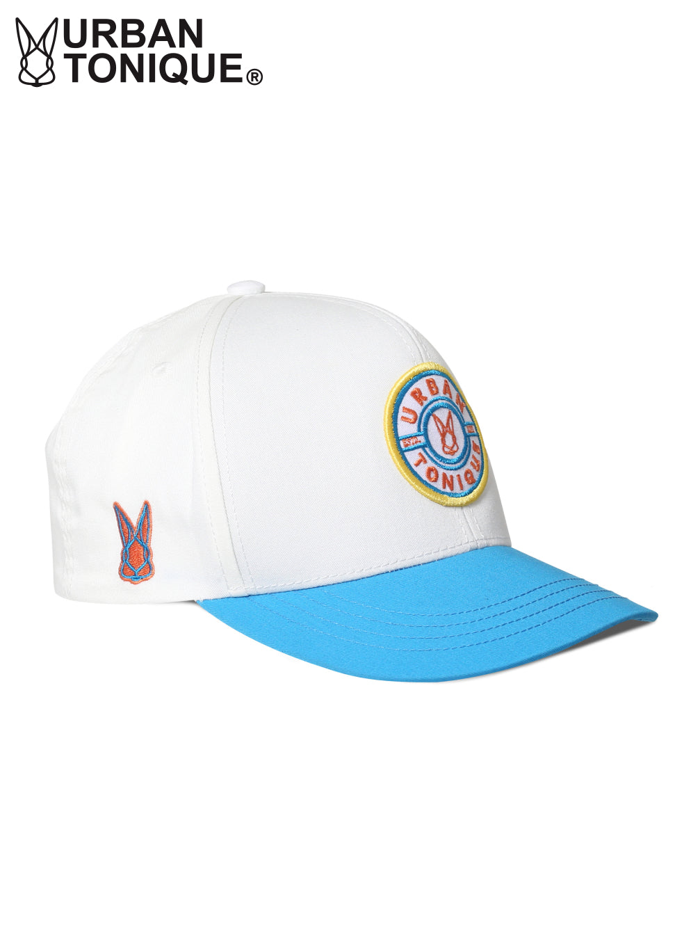 White-Blue Unisex Cap