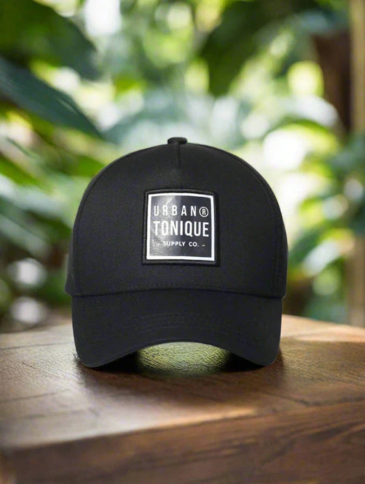 Black Cotton Cap