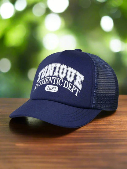 Navy Net Trucker Cap (Foam Crown) – ECOTONIQUE