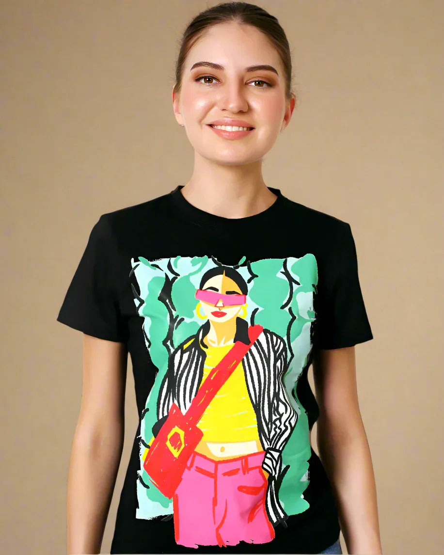 CAROL Regular fit T-shirt | Organic Cotton