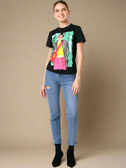 CAROL Regular fit T-shirt | Organic Cotton