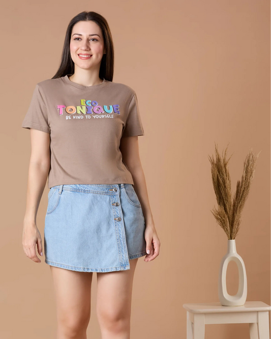 DOLLY Cropped T-Shirt | Organic Cotton