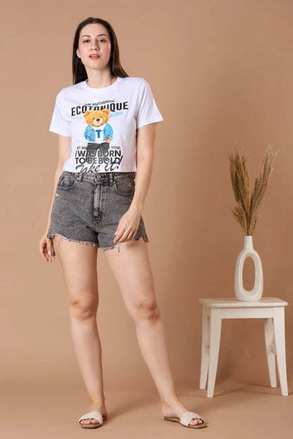 MUNCHKIN Shorty Cropped T-Shirt | Organic Cotton