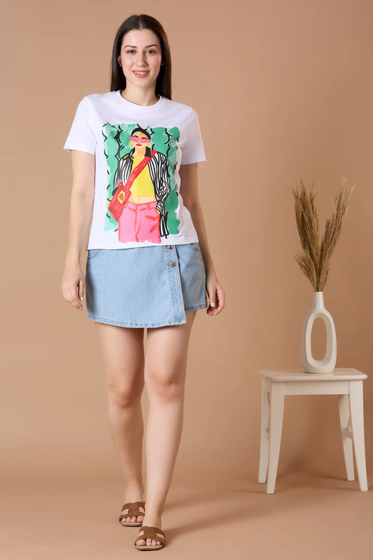 CAROL Regular fit T-shirt | Organic Cotton