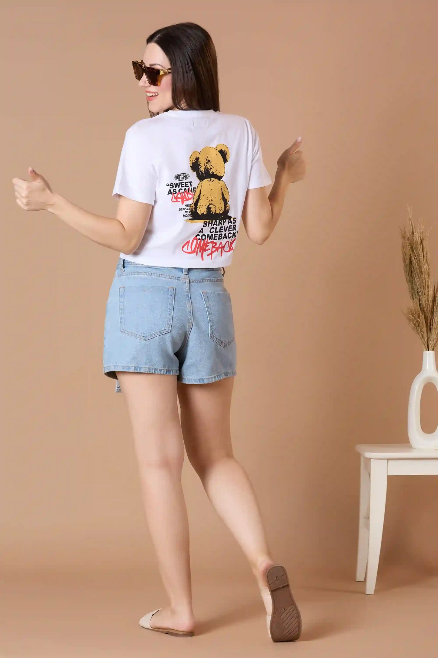 MOCCA Shorty Cropped T-Shirt | Organic Cotton