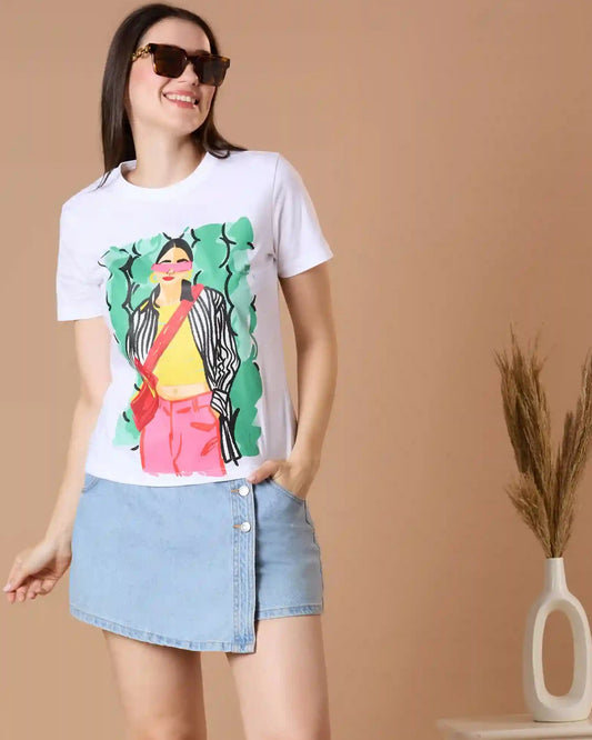 CAROL Regular fit T-shirt | Organic Cotton