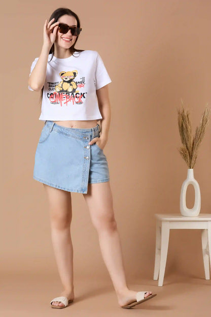 MOCCA Shorty Cropped T-Shirt | Organic Cotton