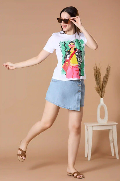 CAROL Regular fit T-shirt | Organic Cotton