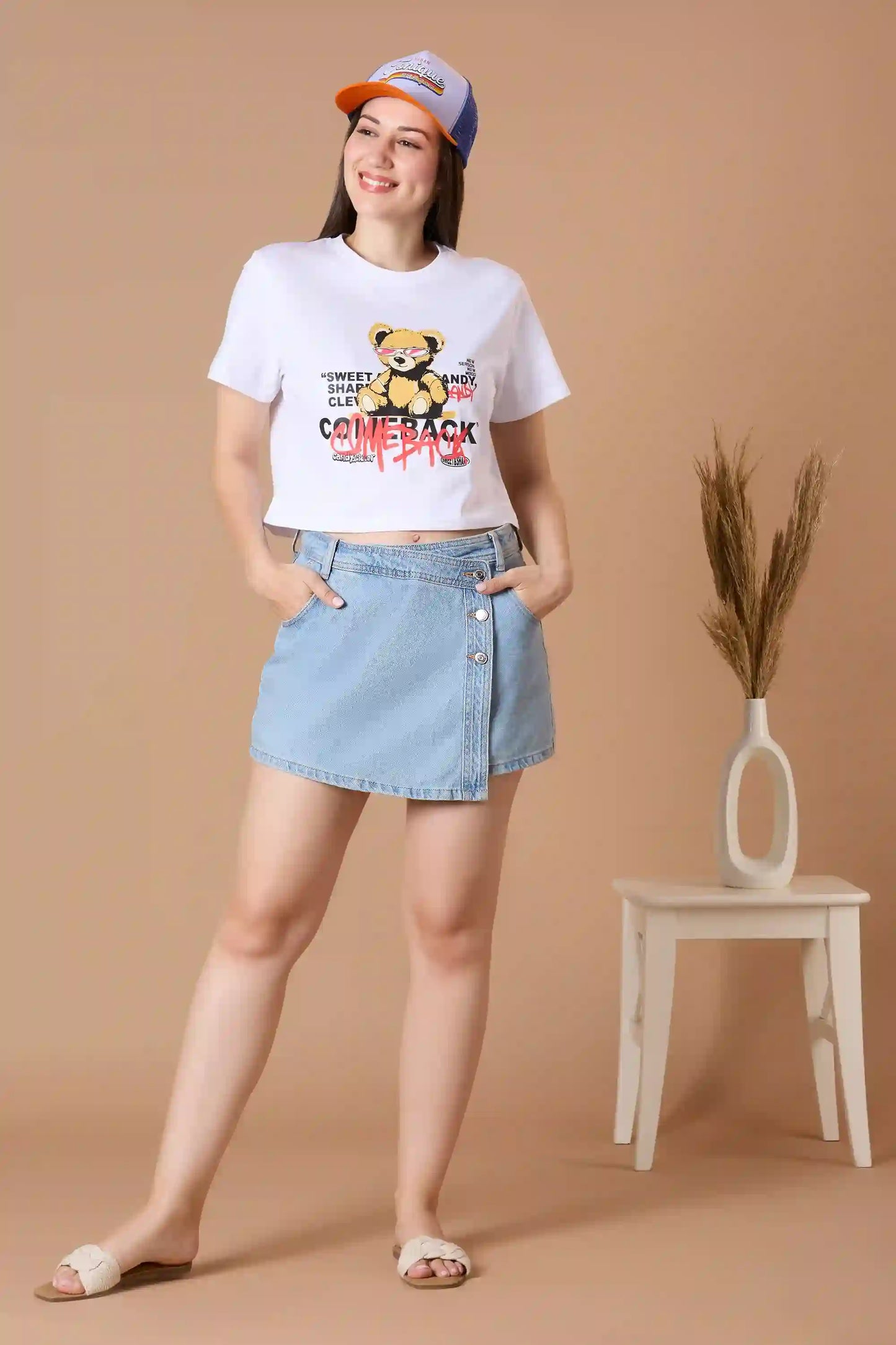 MOCCA Shorty Cropped T-Shirt | Organic Cotton