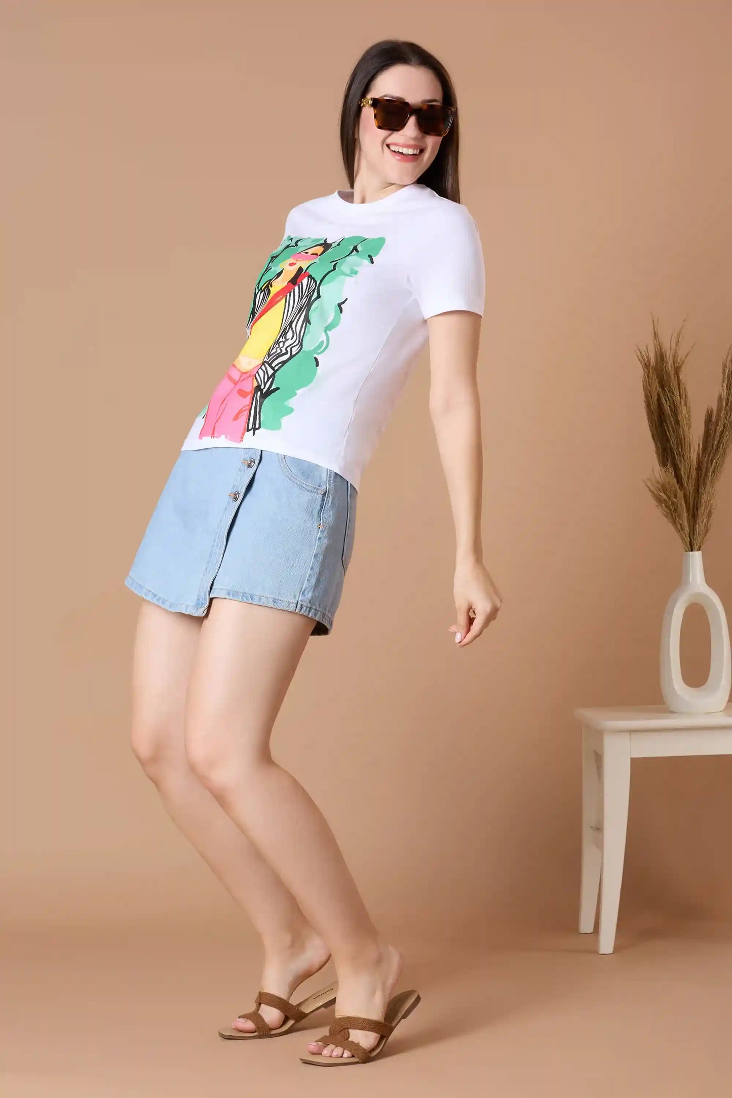 CAROL Regular fit T-shirt | Organic Cotton
