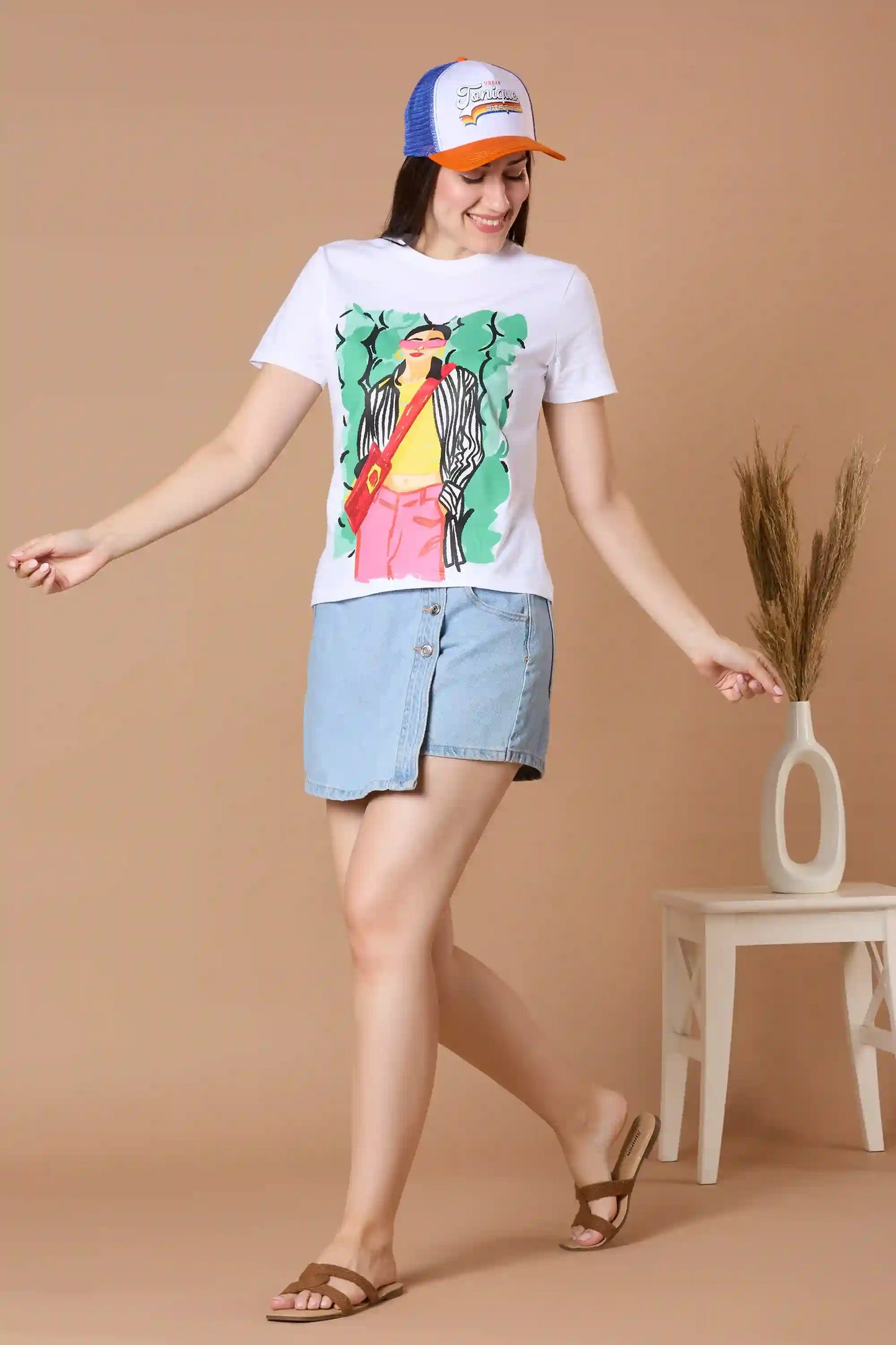 CAROL Regular fit T-shirt | Organic Cotton