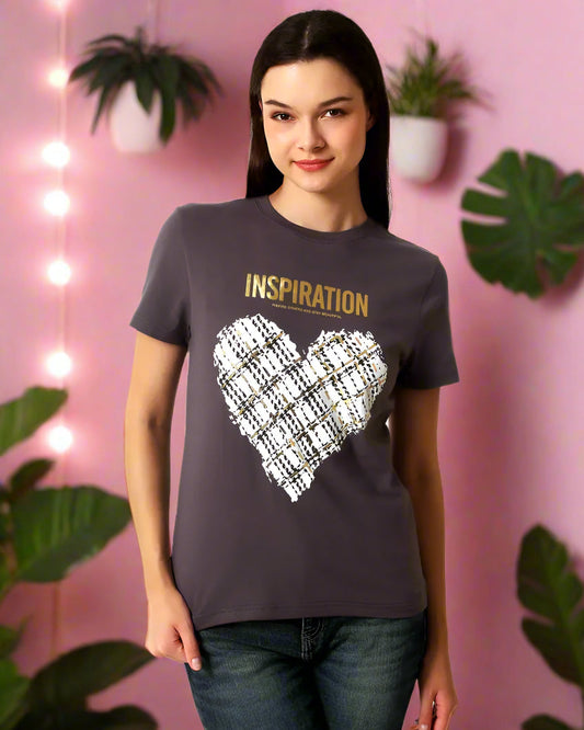 Womens-organic-brown-regular-fit-tshirt