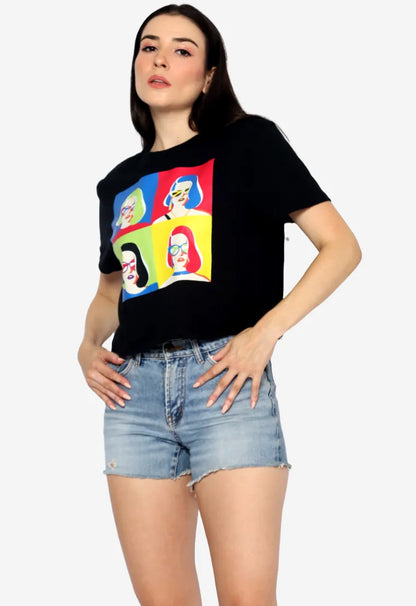 SHERRY Shorty Cropped T-Shirt | Organic Cotton