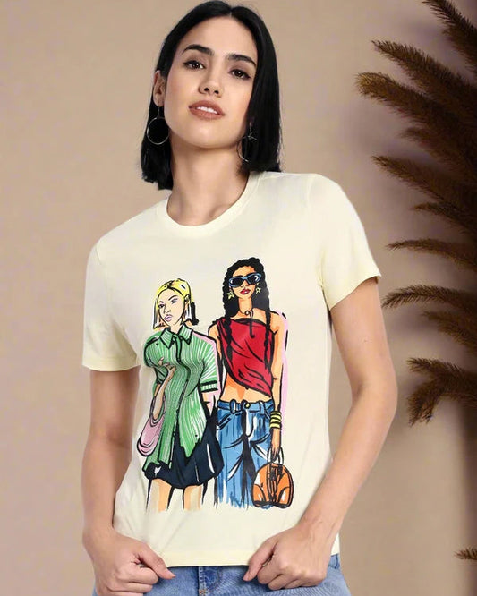 GISELLE Regular fit T-shirt | Organic Cotton