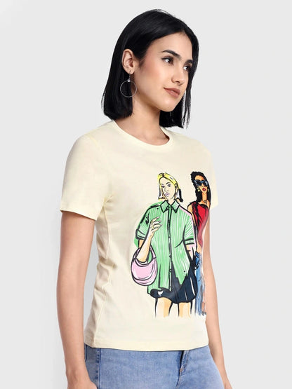 GISELLE Regular fit T-shirt | Organic Cotton