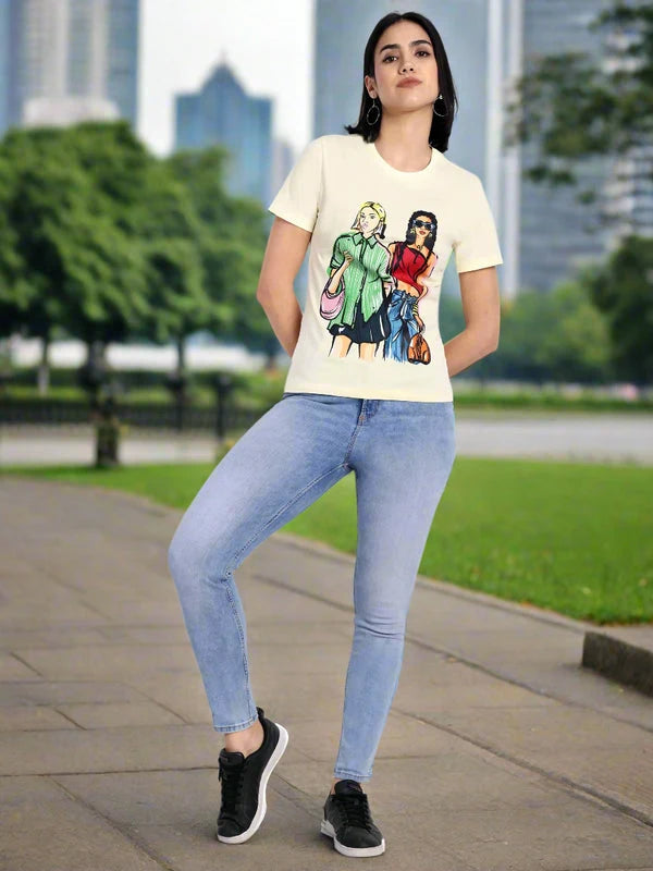 GISELLE Regular fit T-shirt | Organic Cotton