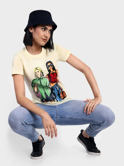 GISELLE Regular fit T-shirt | Organic Cotton