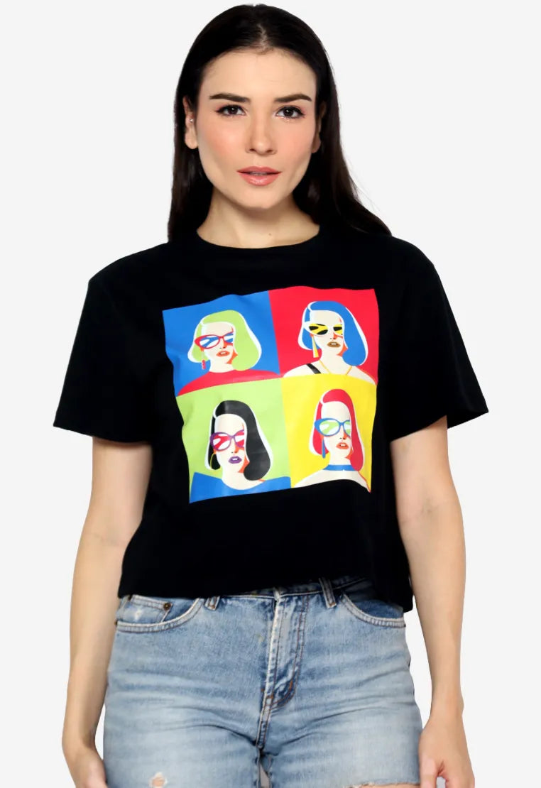 SHERRY Shorty Cropped T-Shirt | Organic Cotton