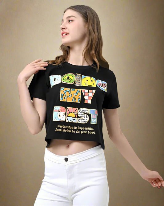 PAXIE Shorty Cropped T-Shirt | Organic Cotton