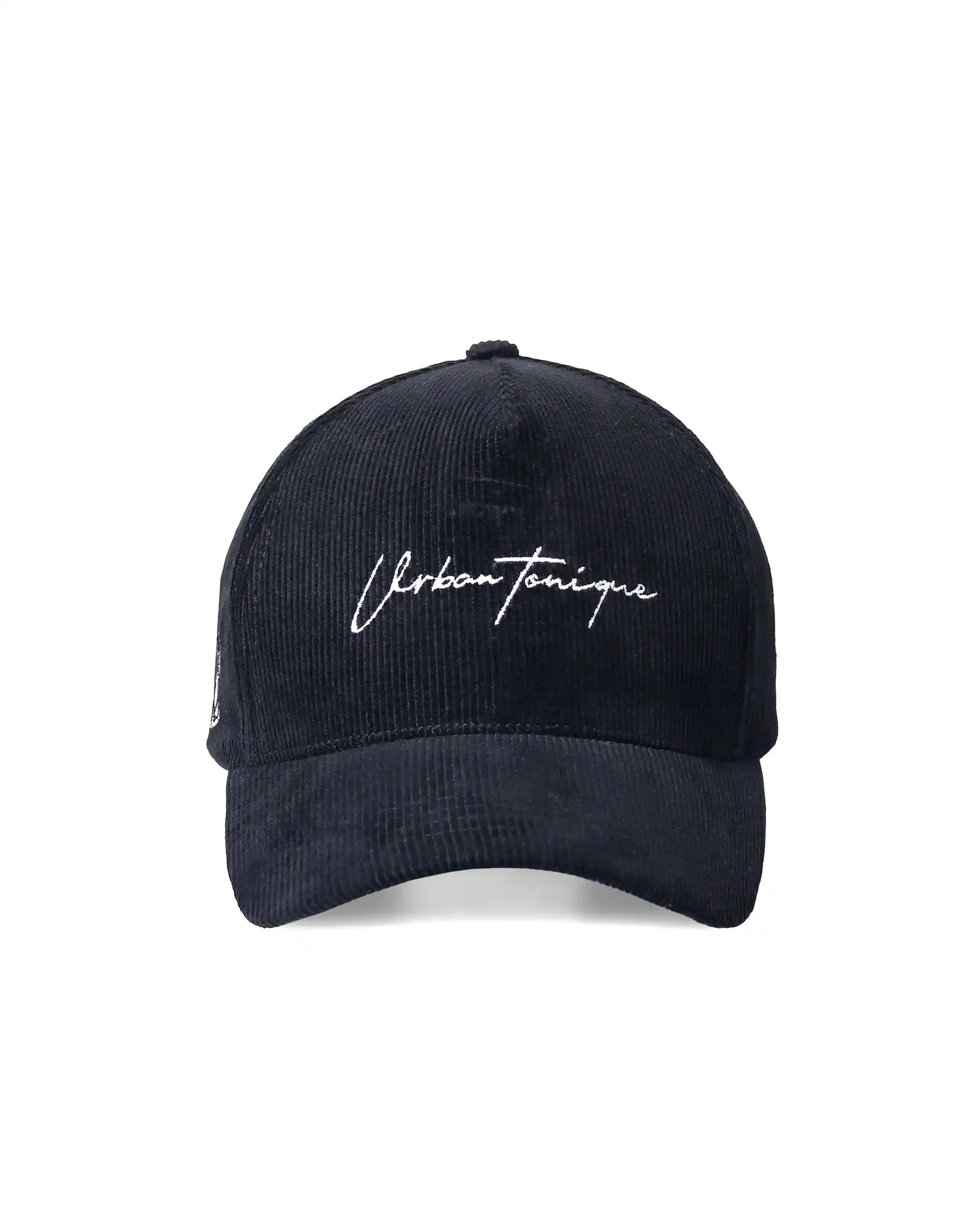Black Corduroy Unisex Cap