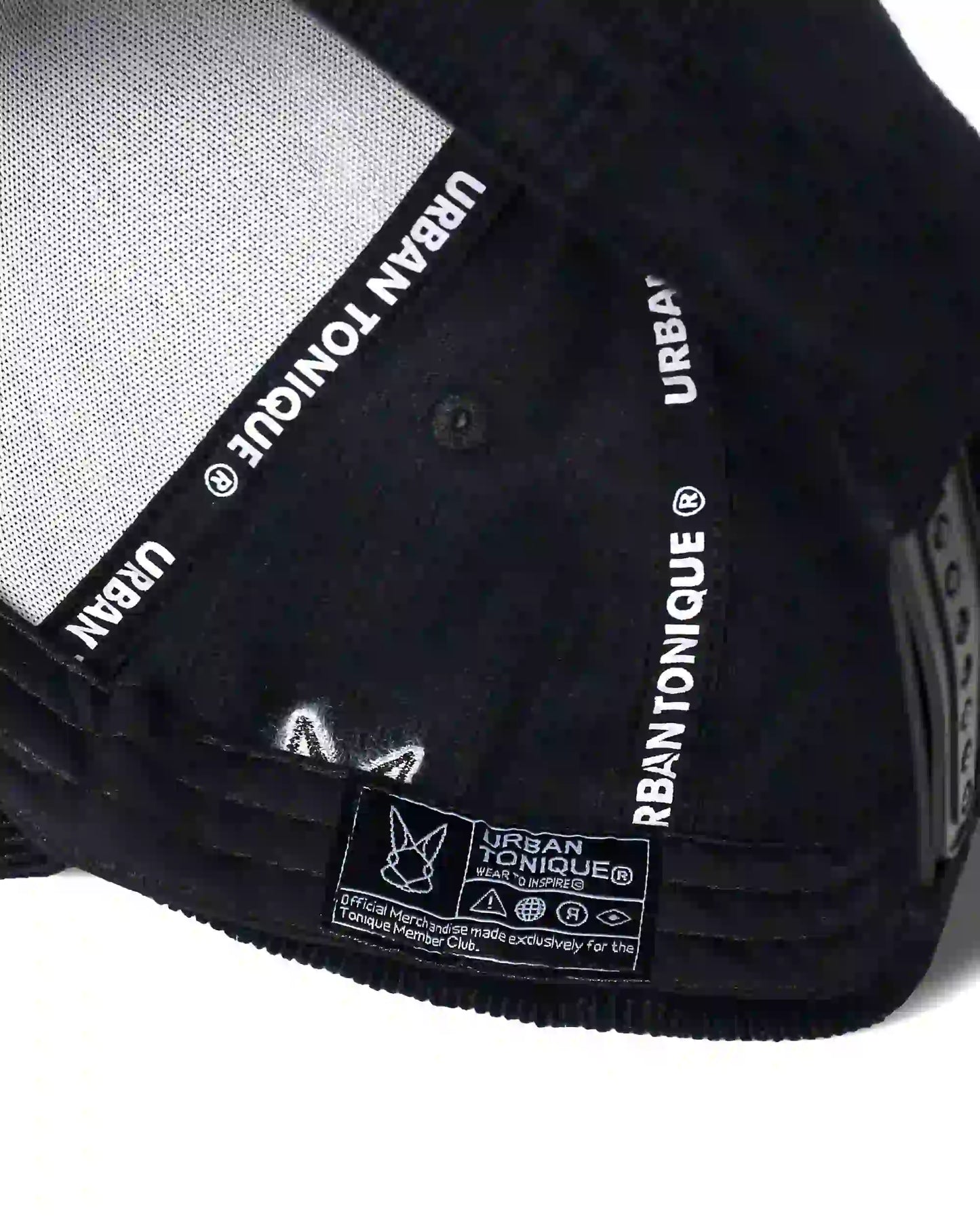Black Corduroy Unisex Cap