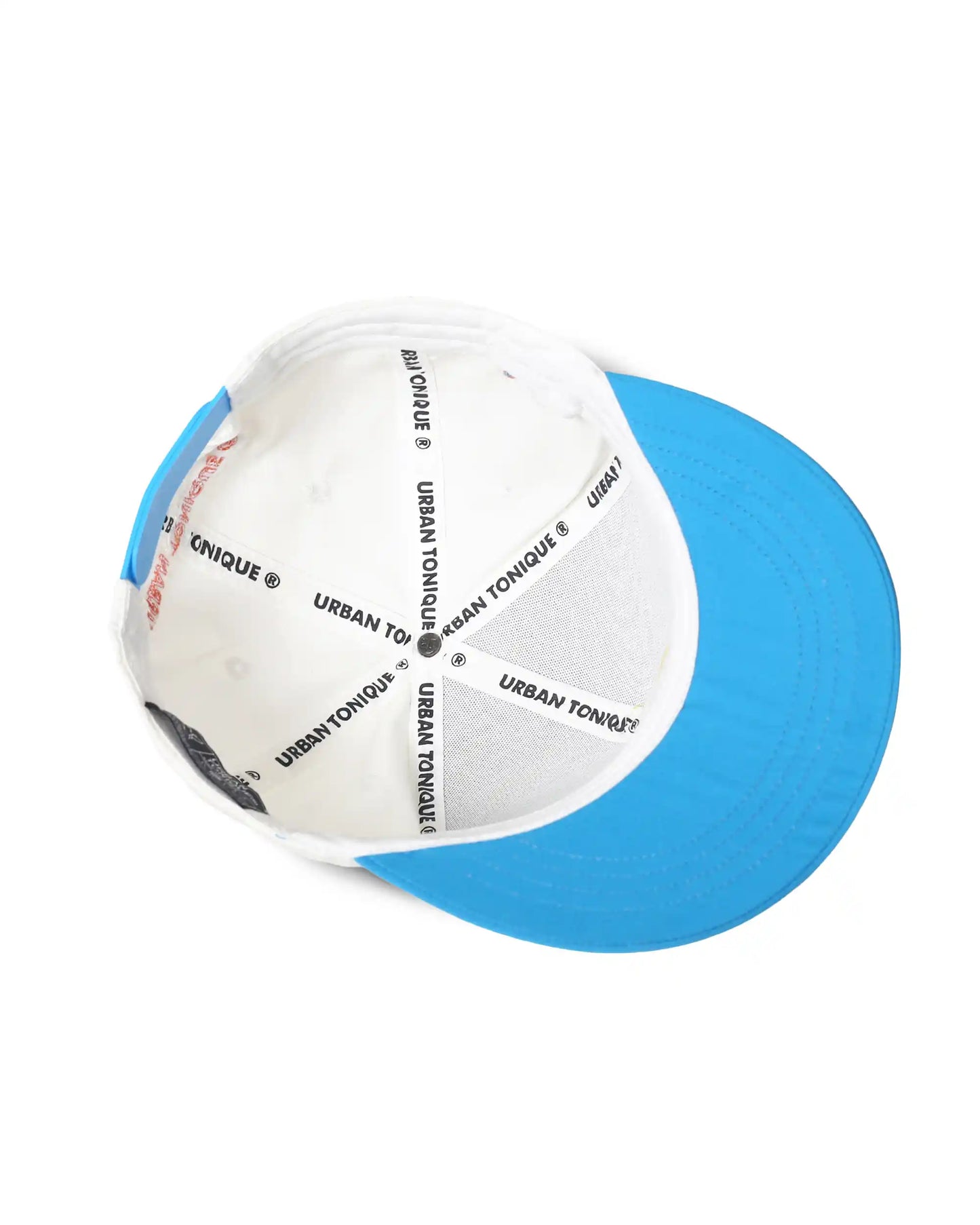 White-Blue Unisex Cap