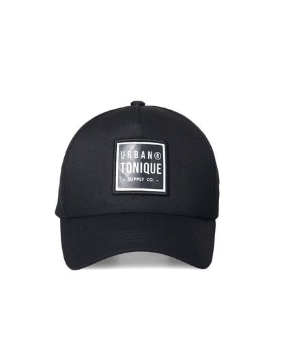 Black Cotton Cap