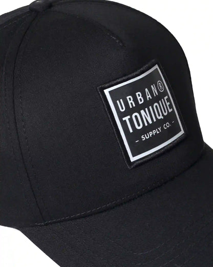 Black Cotton Cap