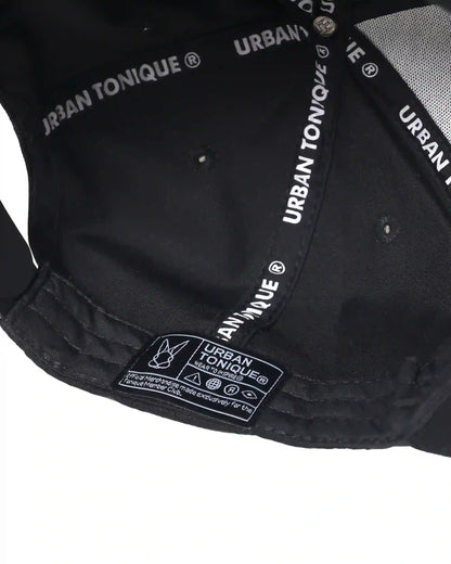 Black Cotton Cap