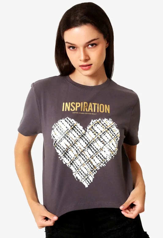 VELOVE Cropped T-Shirt | Organic Cotton