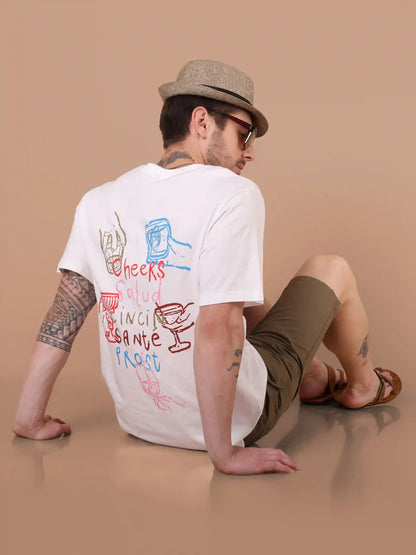 CHEERS Regular fit T-shirt | Organic Cotton