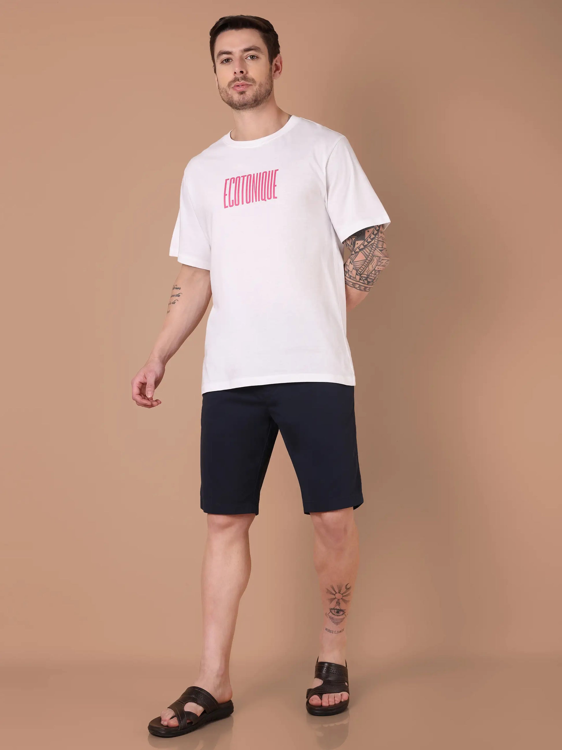 round neck men's tee