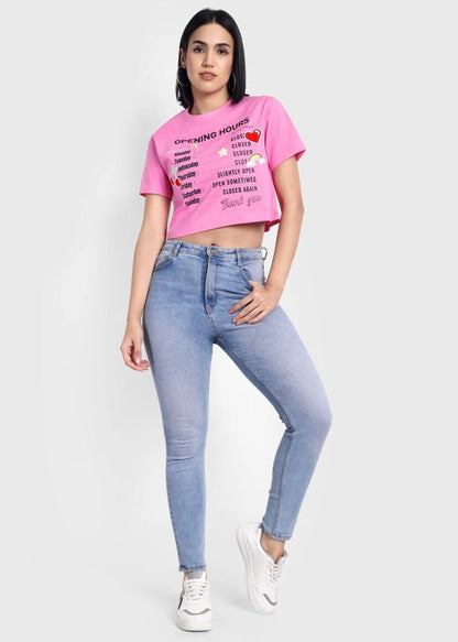 ANGEL Shorty Cropped T-Shirt | Organic Cotton