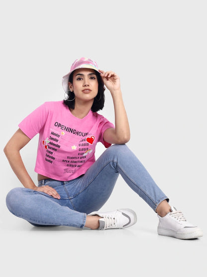 ANGEL Shorty Cropped T-Shirt | Organic Cotton
