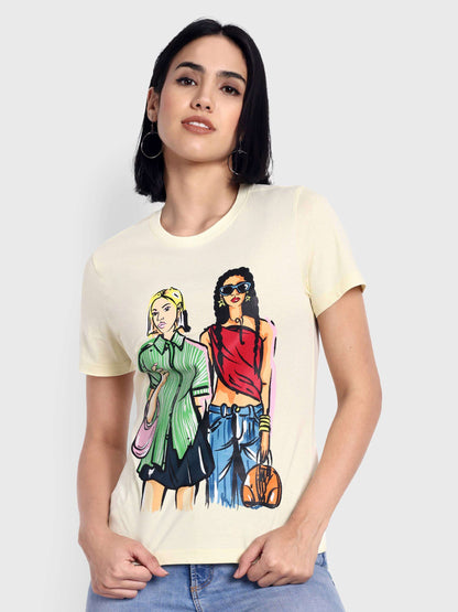 GISELLE Regular fit T-shirt | Organic Cotton