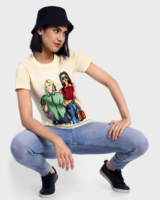 GISELLE Regular fit T-shirt | Organic Cotton
