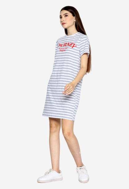 CARLA T-shirt Dress | Pure Cotton