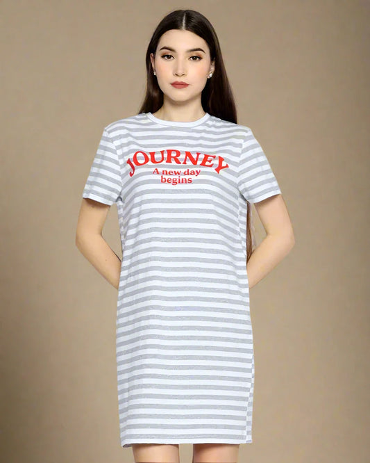 CARLA T-shirt Dress | Pure Cotton