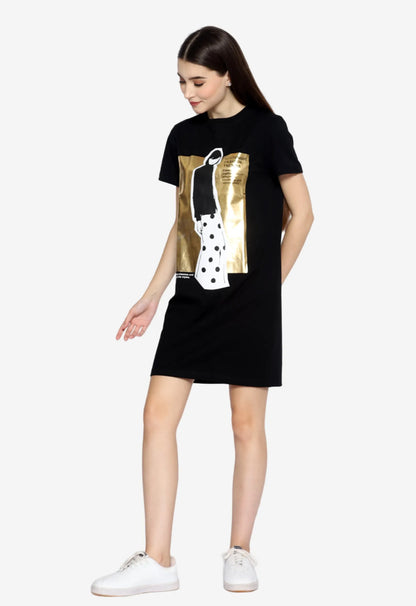 MIYUKI T-shirt Dress | Organic Cotton